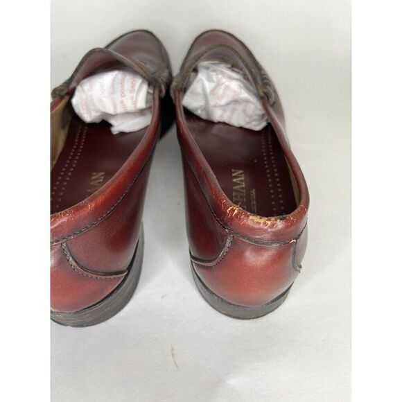 Cole Haan Burgundy Brown Slip On Penny Loafers Dress Shoes Men’s Sz 11D US/44EU - Picture 7 of 13